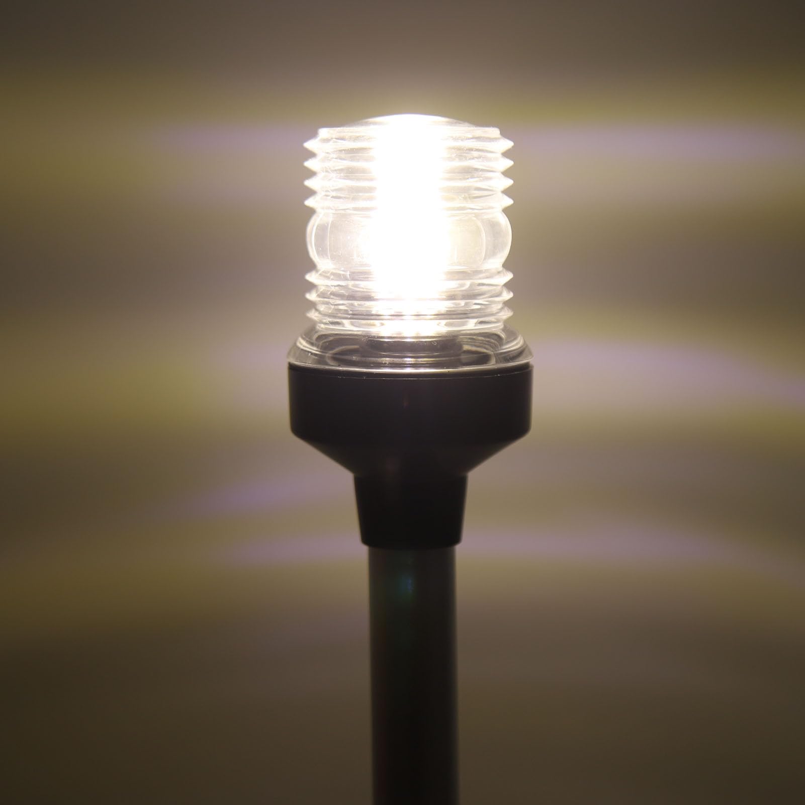 22 Inch Rond Boot Ankerlicht 360° LED Marine Navigatieverlichting - Roestvrijstalen Voet