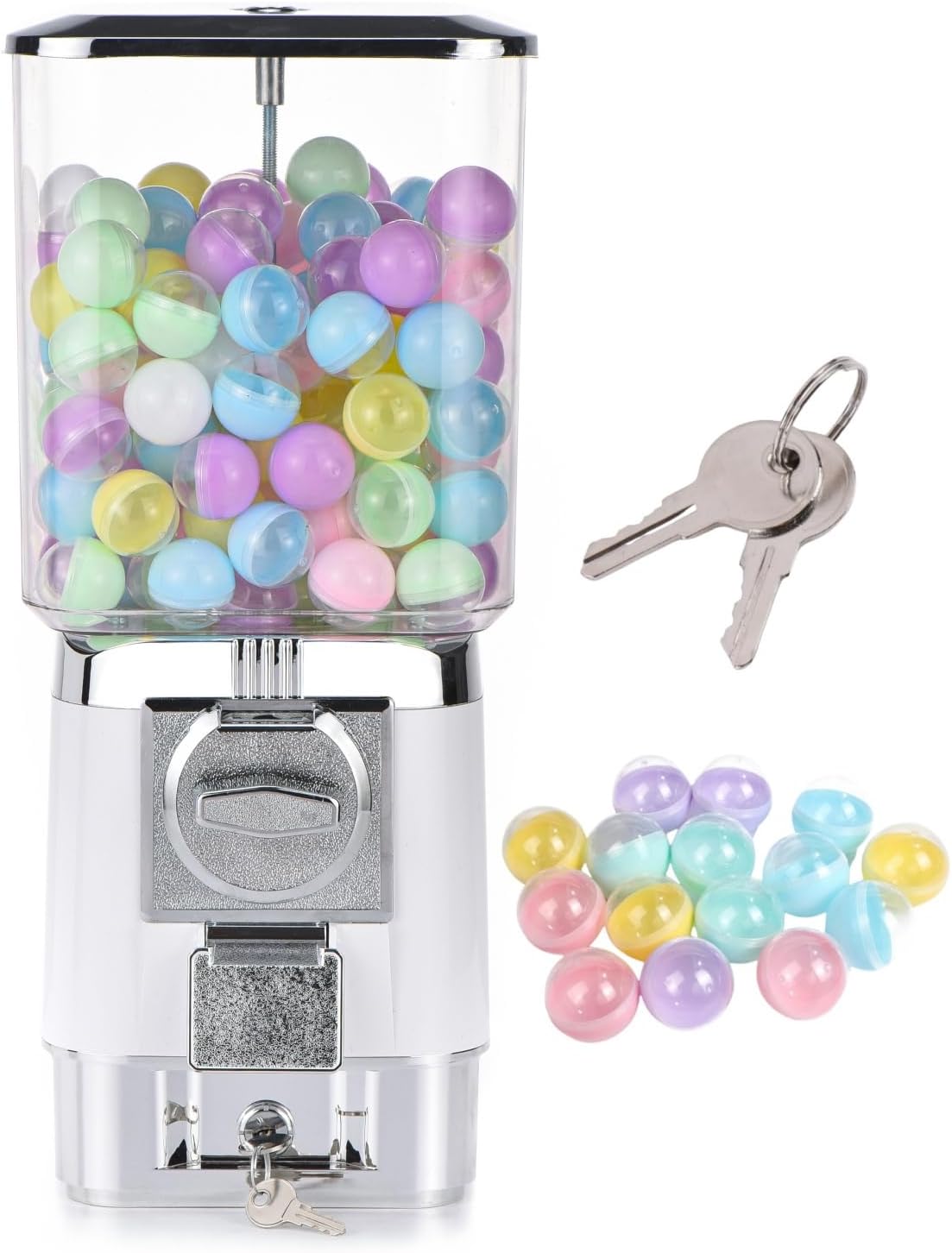 ガチャガチャ 本体 100円硬貨用/コインは不要/ゲームコイン レトロガシャポンマシン 業務用ガシャポン本体 楽しいカプセルマシン ガチャマシン  100円硬貨用 レトロガシャポン 業務用ガシャポン本体 楽しいガチャカプセルマシーン イベント 幼稚園教育機関向けギフ ...