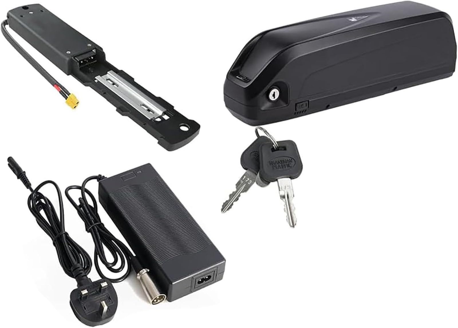 Batería Ebike 48V 25Ah, Batería Bicicleta Electrica 48V Impermeable Batería De Alta Potencia Ebike Batería para Motor 250W- 1000W con Cargador