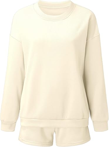 Miniatura 3 de Conjuntos de 2 piezas para mujer, conjuntos de 2 piezas para mujer, conjunto de ropa de descanso a juego, sudadera corta, ropa de otoño 2023