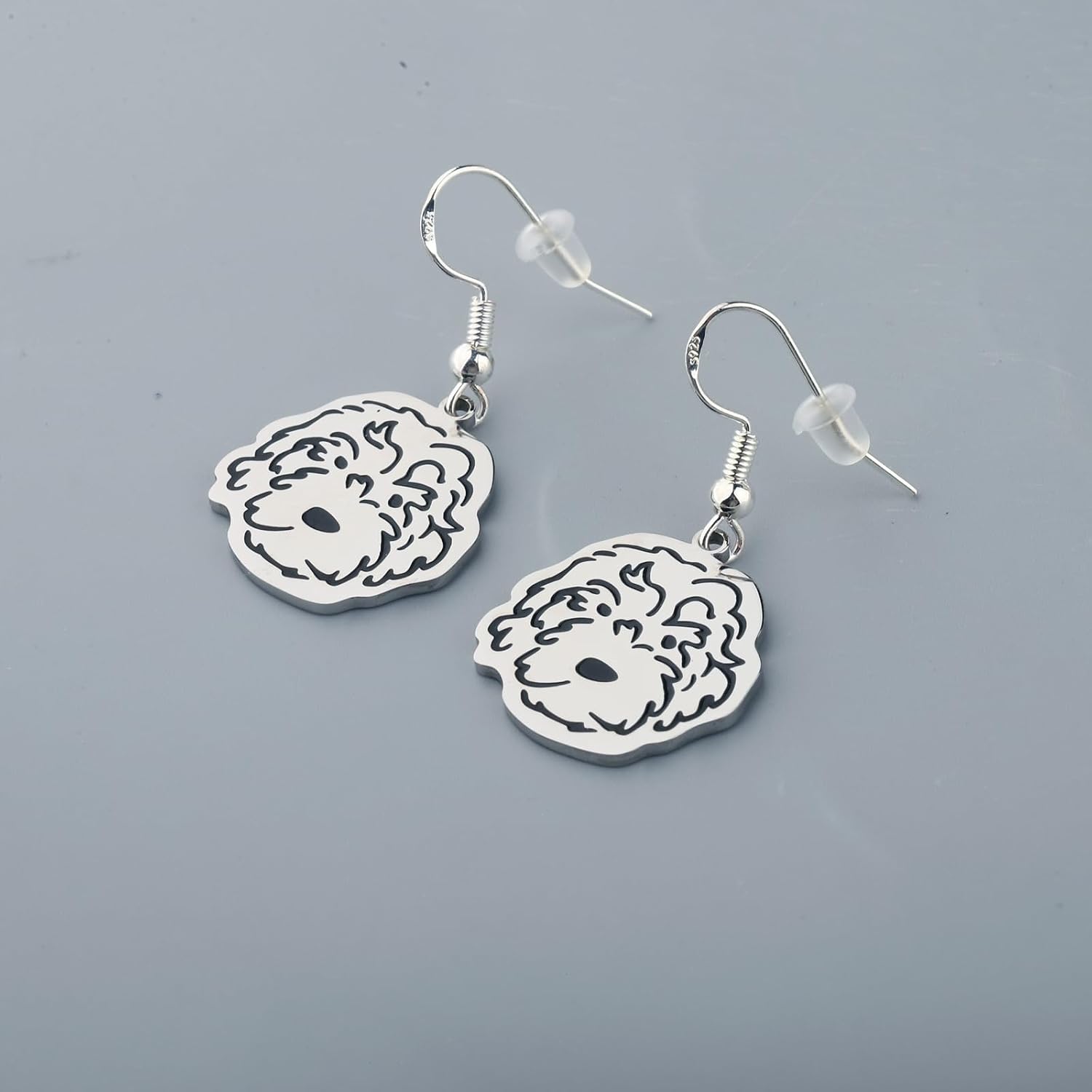 OKEYCH GoldenDoodle Lover Gift Golden Doodle Earrings G-olden D-oodle Owner Jewelry G-olden D-oodle Mom Gift