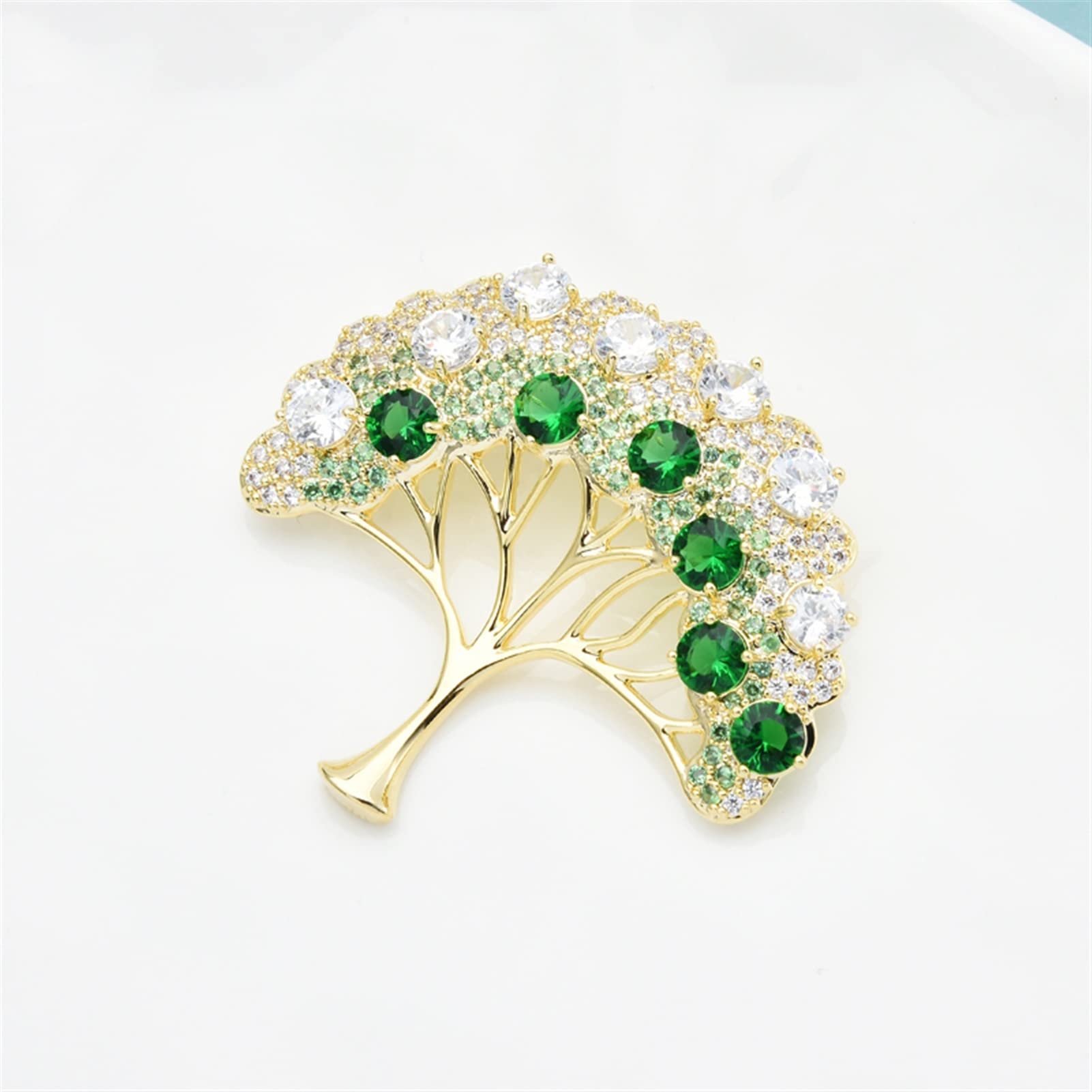 Damen-Brosche, Anstecknadeln, Damenmode-Accessoires, Damen-Elegante Baum-Brosche, Klassische Party-Brosche, Baum-Brosche, modische Broschen