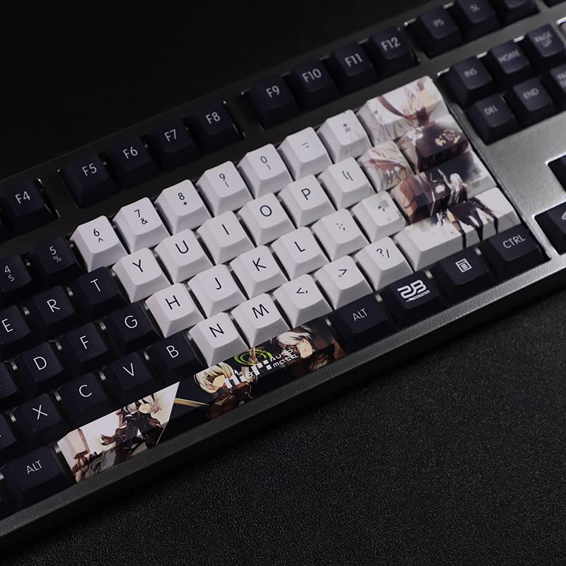 Amazon.co.jp: SUANA ニーアオートマタ 2B メカニカルキーボード キー
