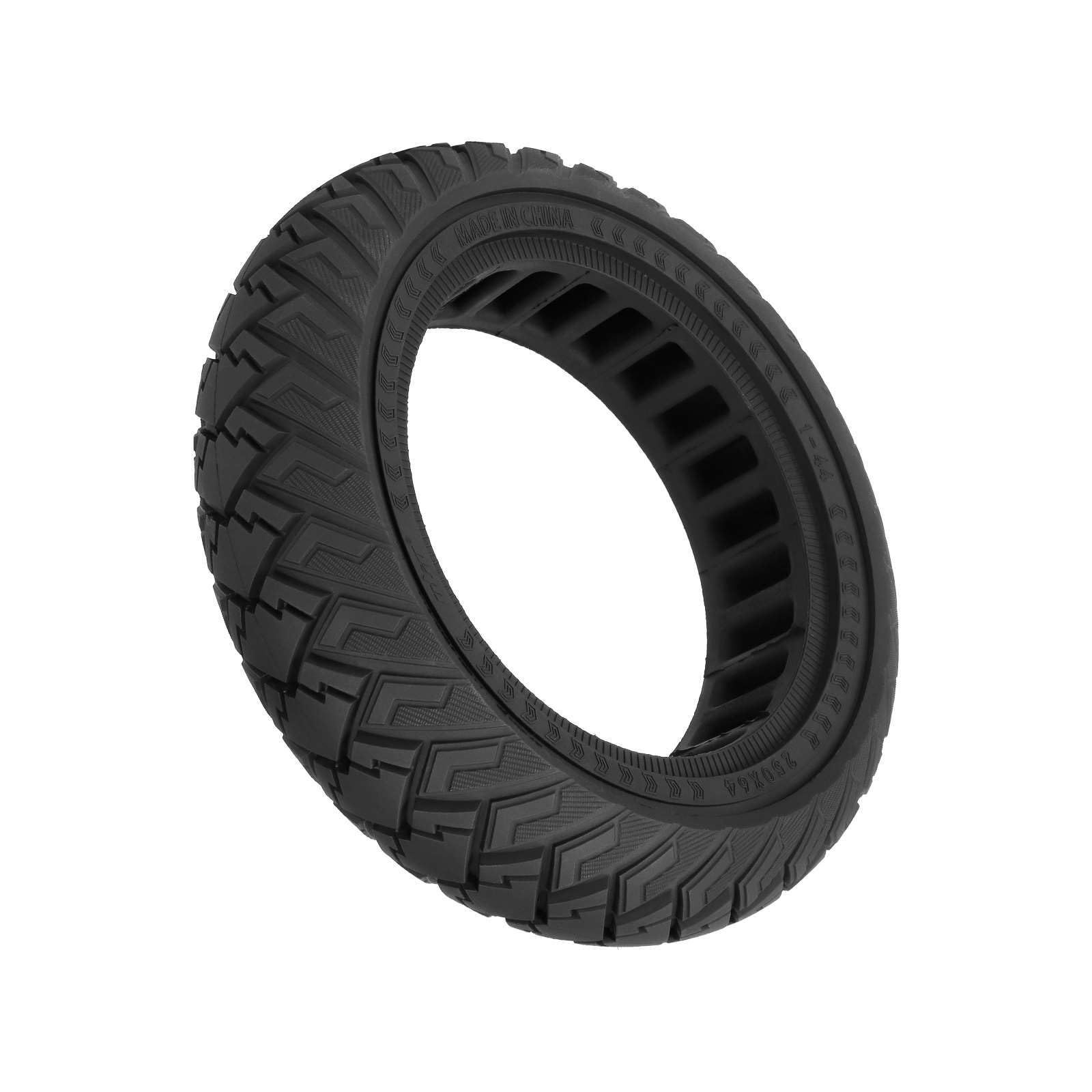 TREFAN 250 x 64 pneumatici pieni fuoristrada per scooter elettrico per Xiaomi 4Ultra Scooter ruote di ricambio antiesplosione (nero, 1 pezzo)