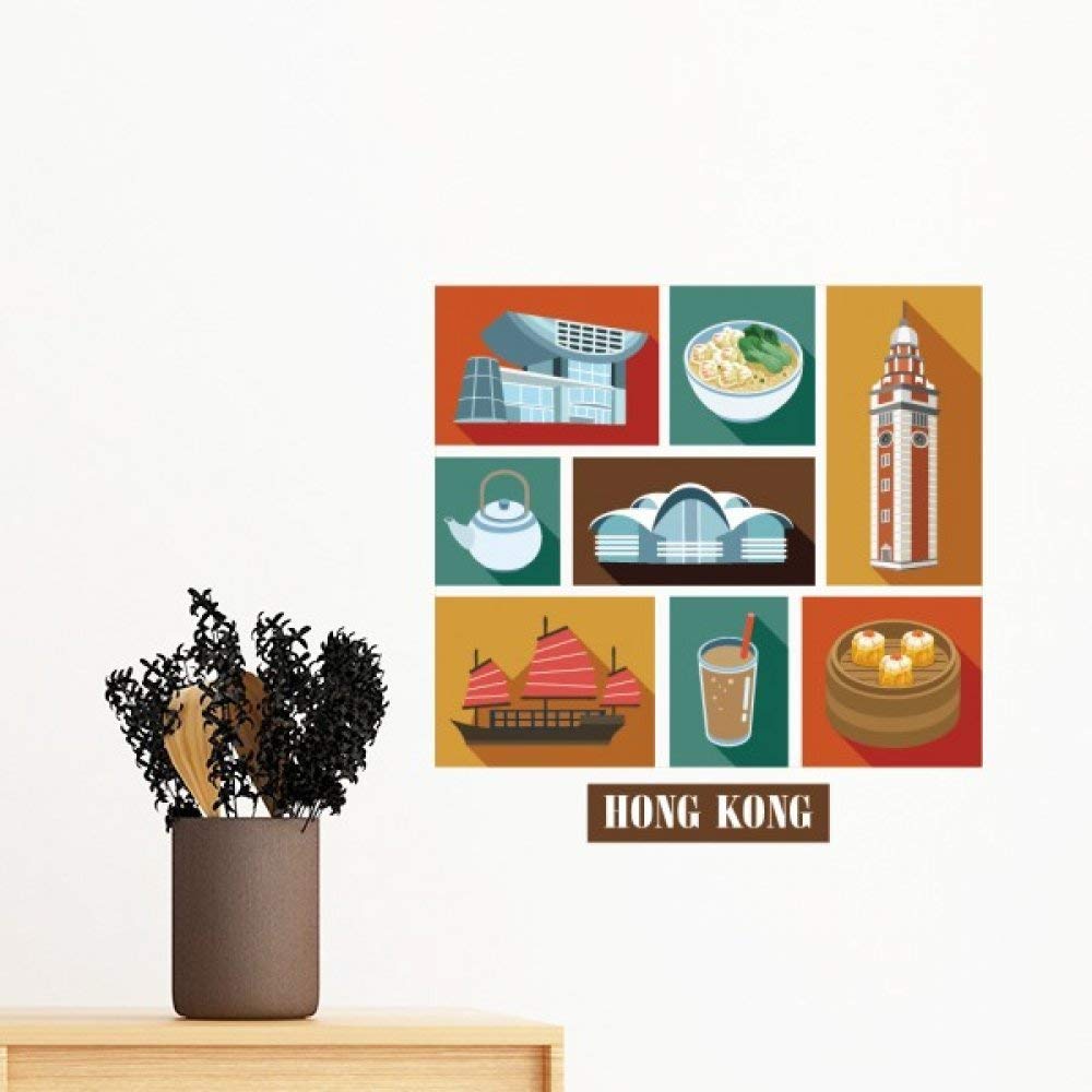 Sticker Hong Kong mural amovible pour créer un coin cuisine