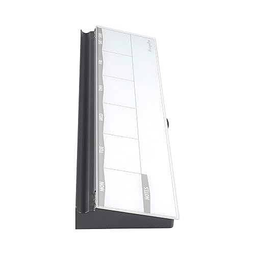 Miniatura 10 de ECR4Kids MessageStor Teclado para Escribir y Almacenar, Organizador de Escritorio, Gris