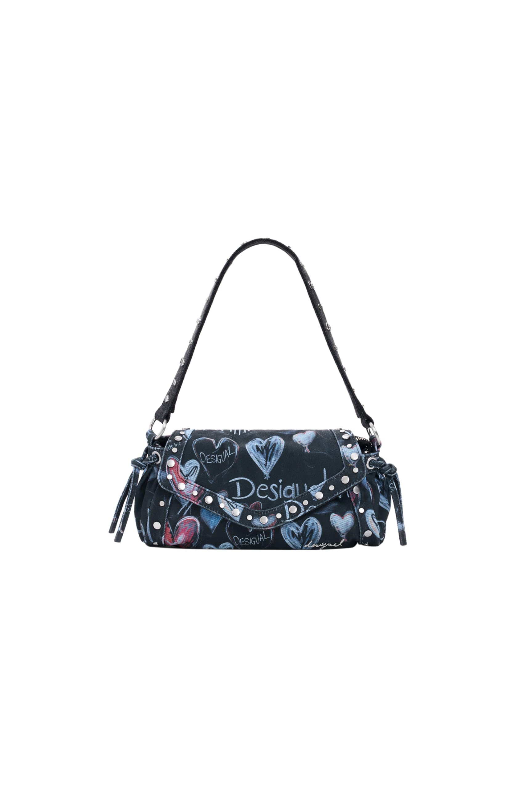 Desigual bolso de hombro bolso bandolera Stacatto Fabric Across Body Bag Tutti Fruti colorido