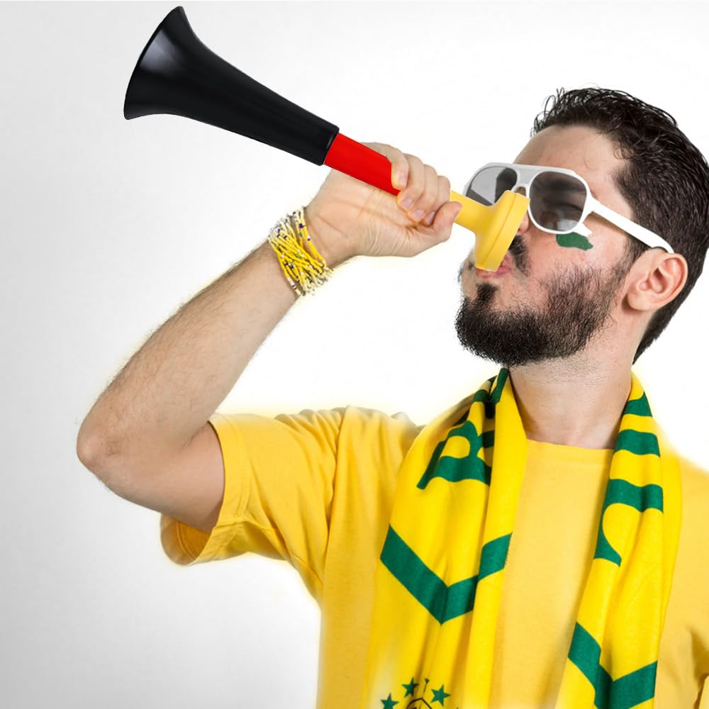 Instruments de musique amovibles, stade de Football, cornes de fan de joie, coupe européenne, corne Vuvuzela, trompette pour enfant, jouet couleur aléatoire Instruments de musique amovibles, stade de Football, cornes de fan de joie, coupe européenne, corne Vuvuzela, trompette pour enfant, jouet couleur aléatoire