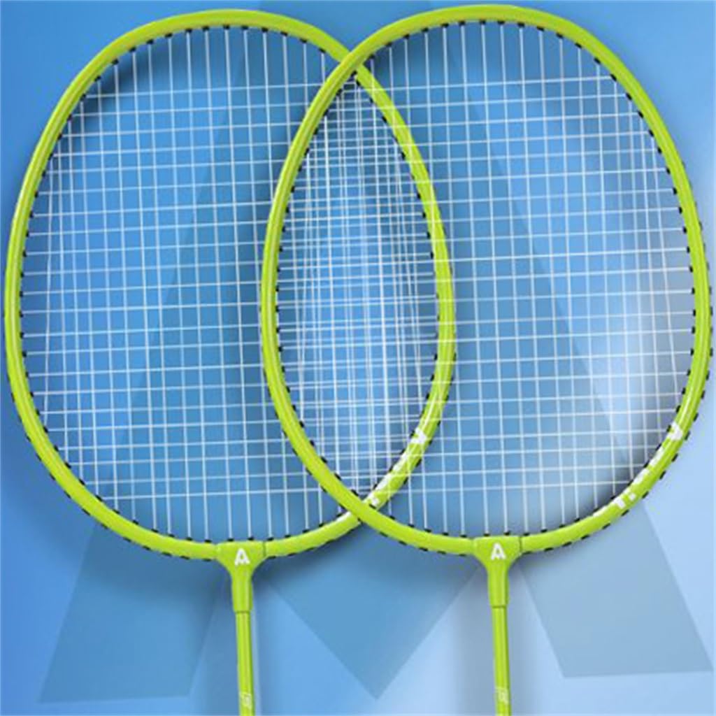Badminton Racket Iron Aluminium Split Lightweight Toughness Home Use