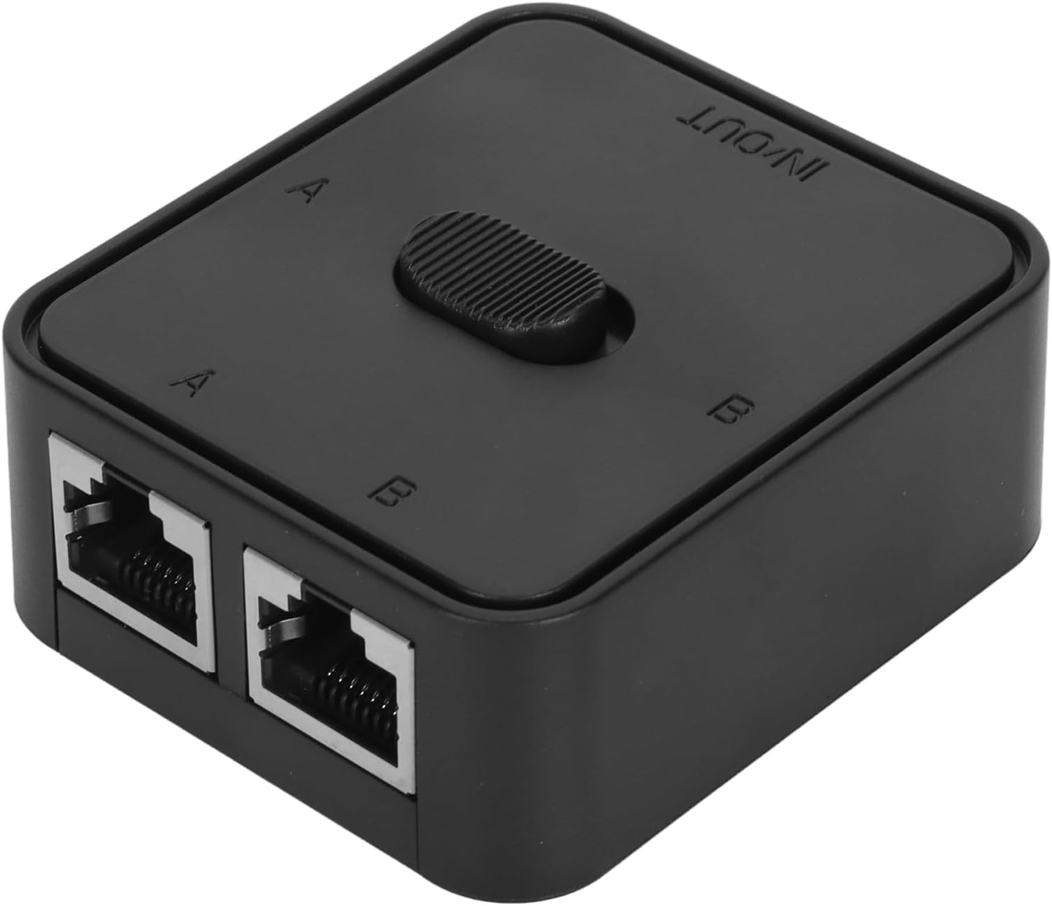 Gigabit Network Switcher, 2 in 1 Out or 1 in 2 Out RJ45 CAT6 Network Switch Selector, Ethernet Switch 2 Port Network Hub