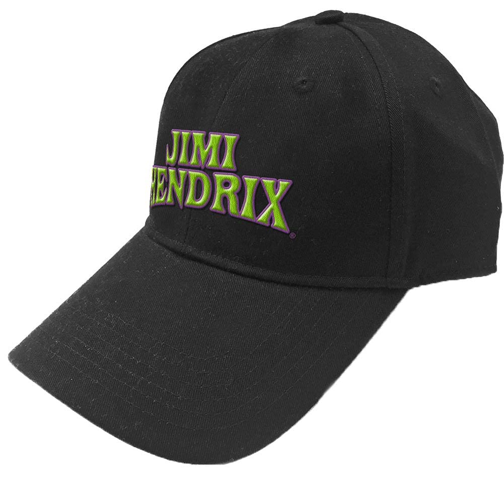 Jimi Hendrix Logo Black Baseball Cap