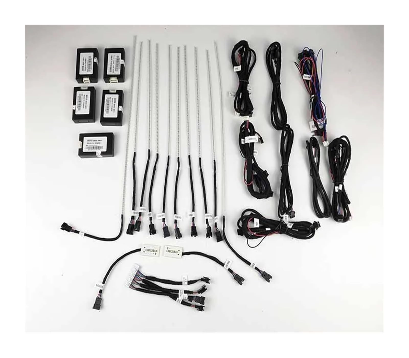 10 Colors Inter Door Ambient Light Ambient Light LCD Panel Screen Control Compatible with Range Rover Evoque 2018-2020