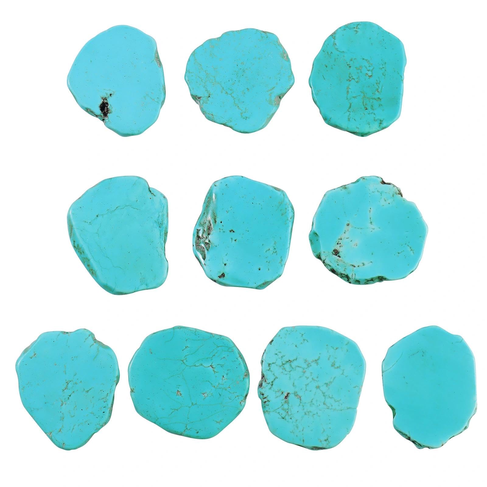 Turquoise naturelle fabrication bijoux perles éclats irréguliers Coiris XL