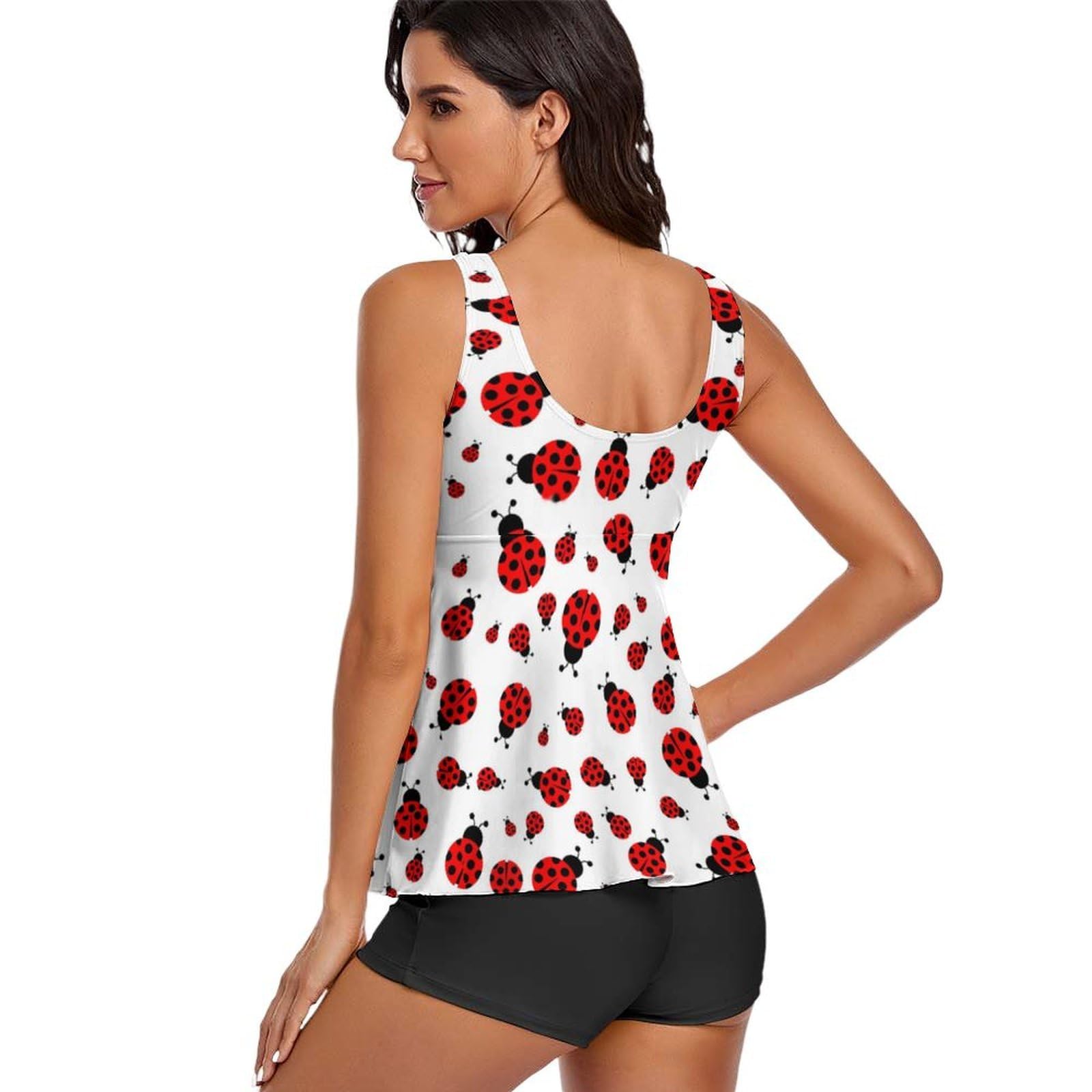 Trajes de baño para mujer, tankini de oveja para mujer con pantalones cortos, trajes de baño para surf, buceo