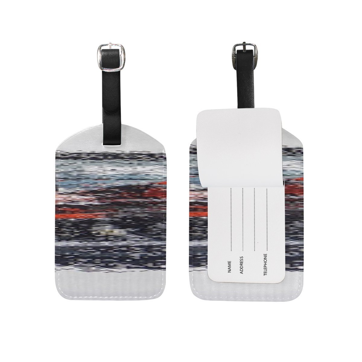 Machine Embroidery Luggage Tag EMBROIDERY & ORIGAMI