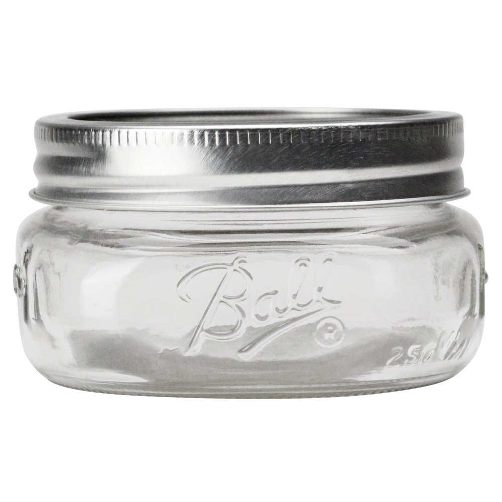 Amazon.co.jp: メイソンジャー 8oz エリート ワイドマウス Ball Mason