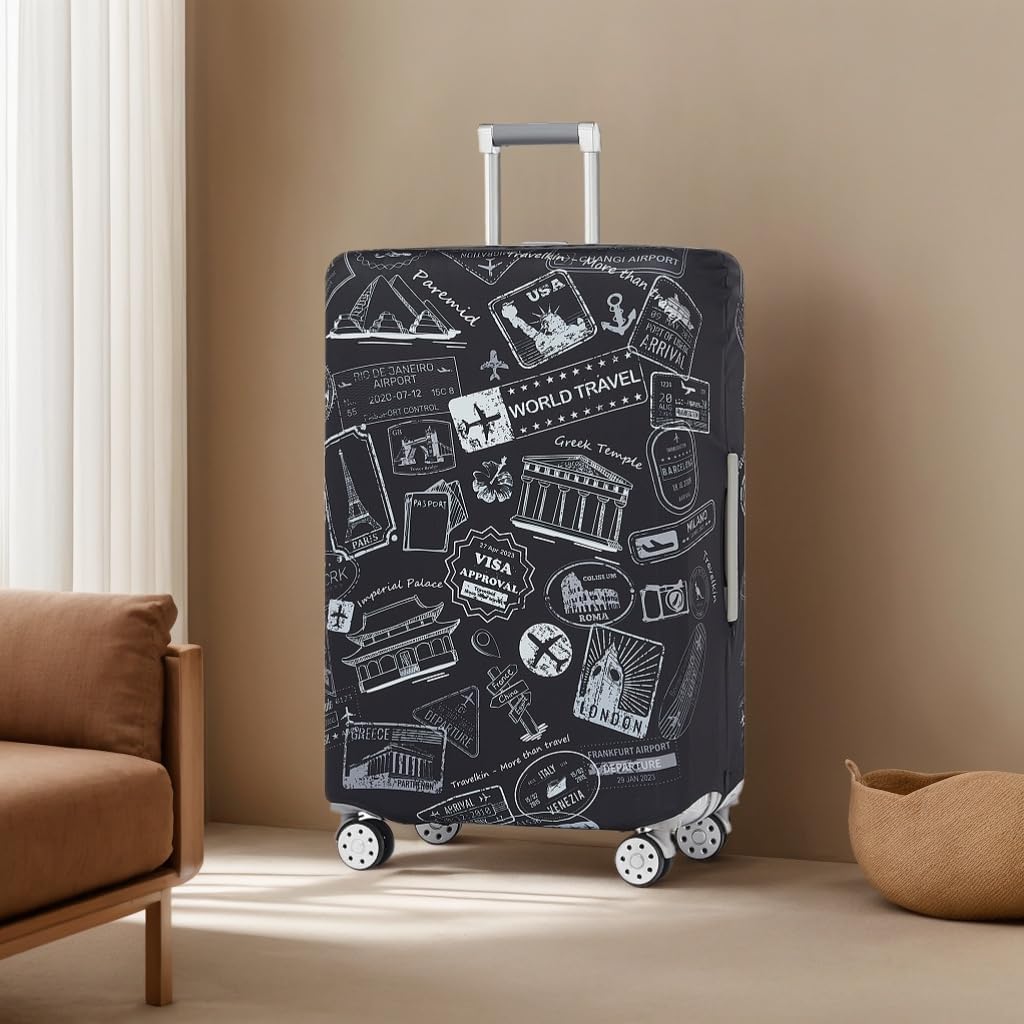 TRAVELKIN more than travel Luggage Covers For Suitcase Tsa Approved,Suitcase Cover Protector Fit 18-32 Inch Luggage - Image 8