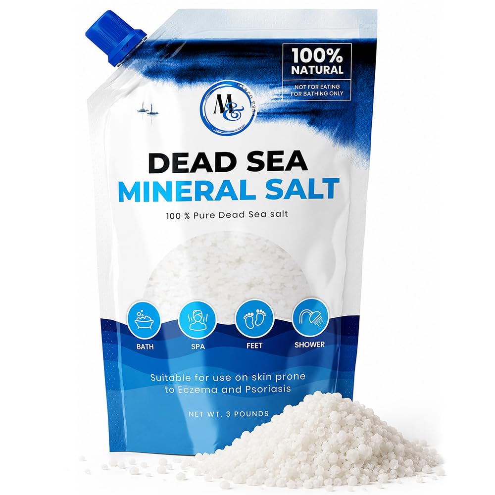 Dead Sea Bath Salt for Bath & Foot Soak – 3 lb