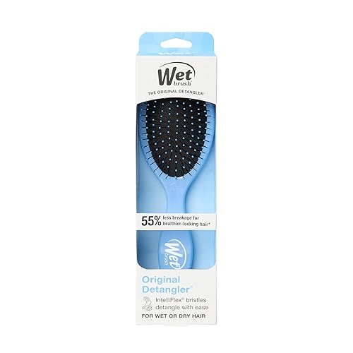 Vista 11 de Wet Brush Original Detangler cepillo para todo tipo de cabello, con cerdas IntelliFlex ultrasuaves y exclusivas que se deslizan con facilidad por