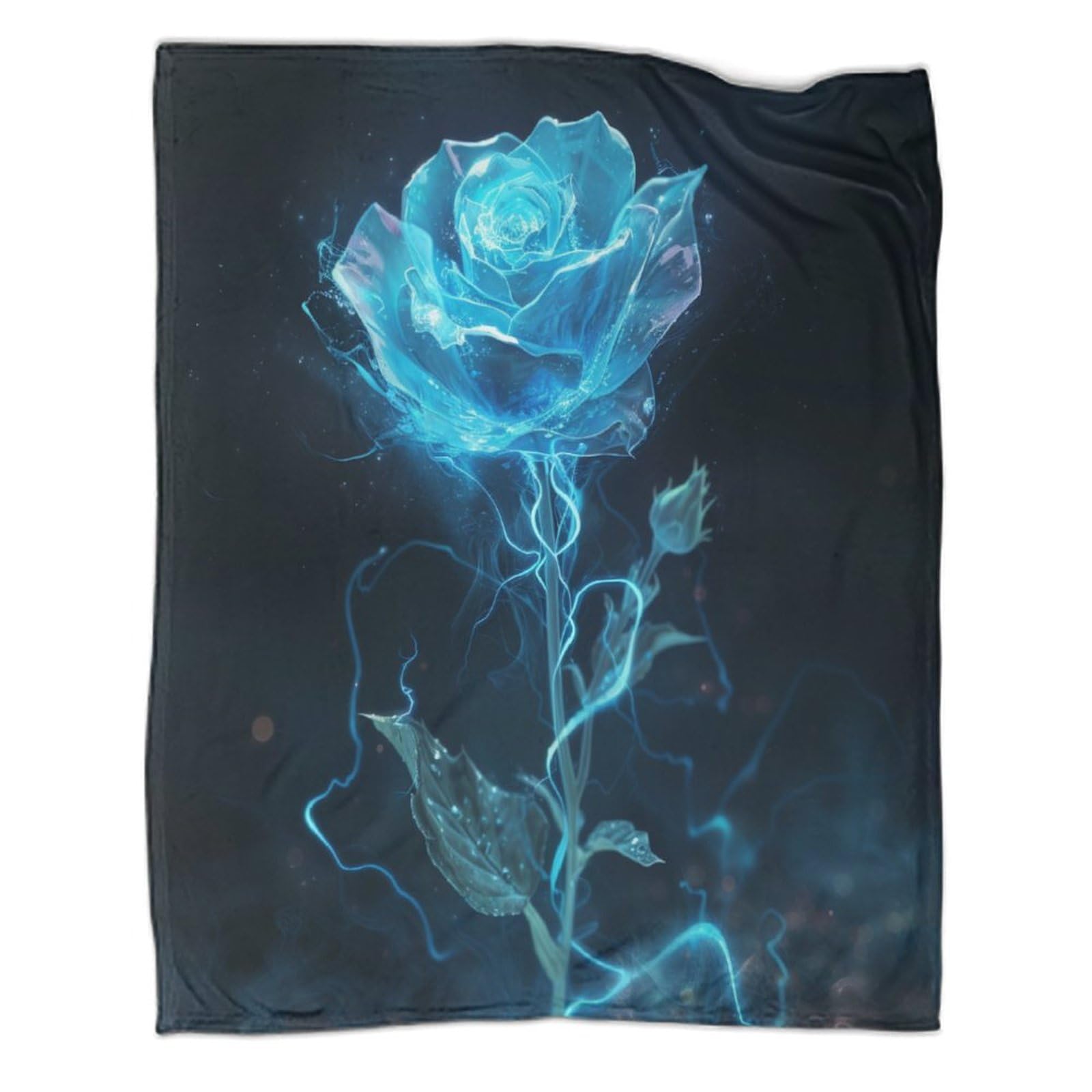 Rosa blu neon Coperta in Flanella Impianto Stampa 3D Peluche Coperte Caldo Morbida Per Ragazzi Ragazze Coperta Termica ，per Divano Letto Ufficio 80x90inch(200x230cm)