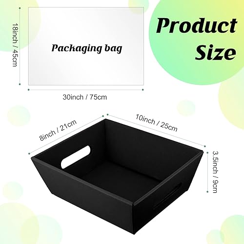 Miniatura 2 de Fainne El kit de 54 canastas para regalos incluye 18 canastas de regalo vacías a granel, cesta de almacenamiento de alimentos de 9.8 x 8.5 x 3.5