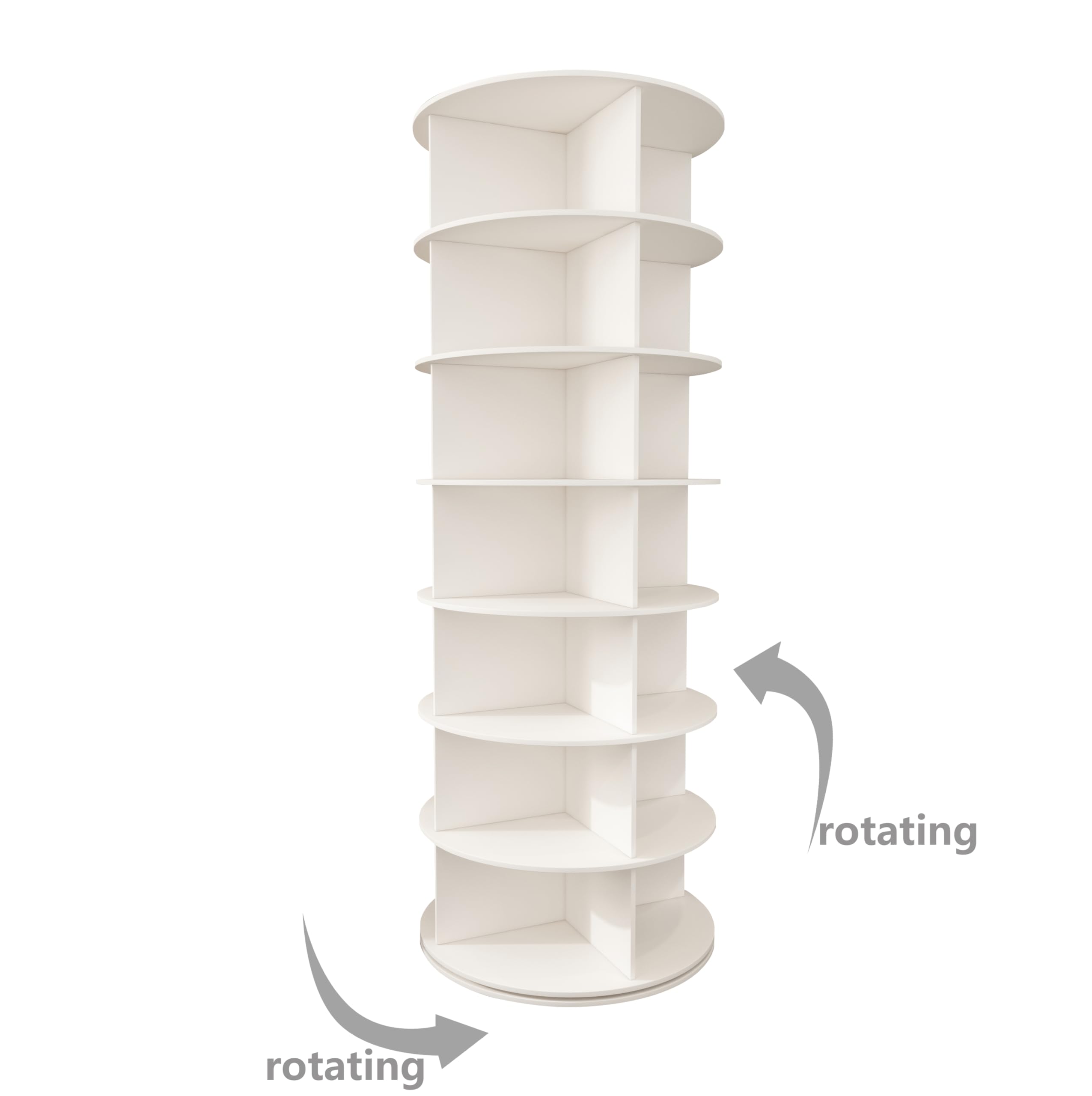 Amazon｜JYUSX 7段回転シューズラックタワー、靴用レイジースーザン