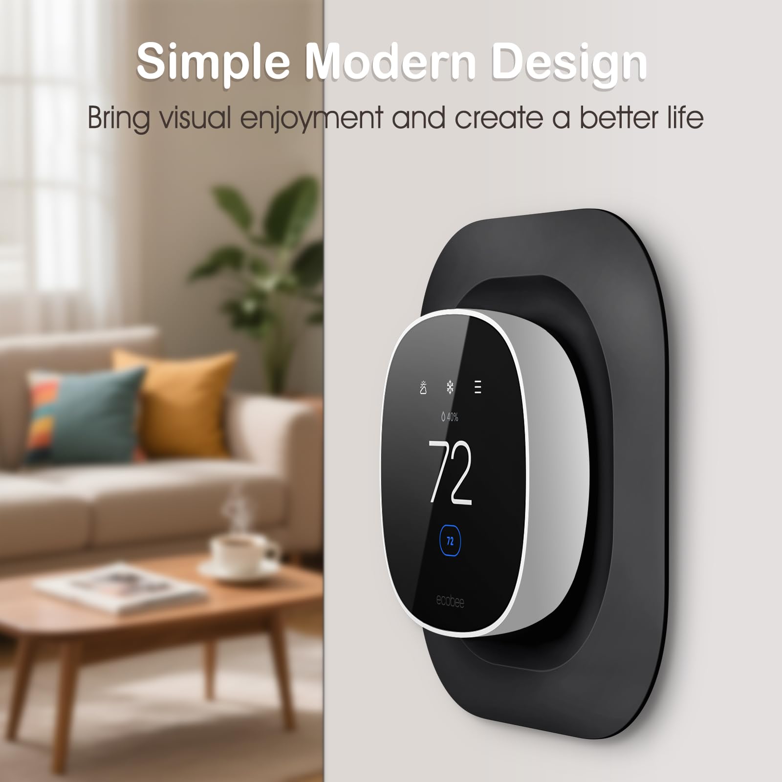 CaseBot Wall Plate for New 2025 ecobee Smart Thermostat Essential...