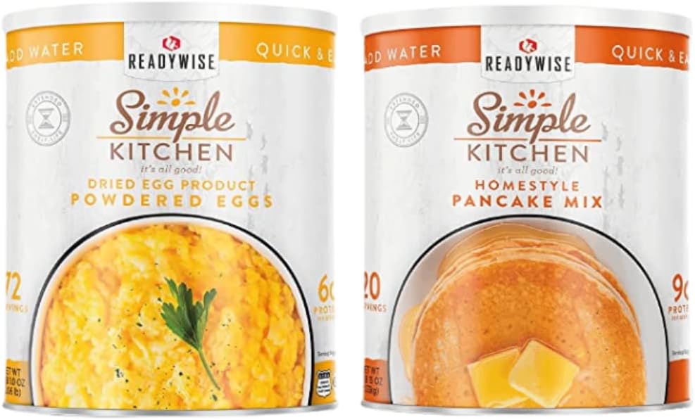 ReadyWise Simple Kitchen Powdered Eggs & PancakeBatter Mix
