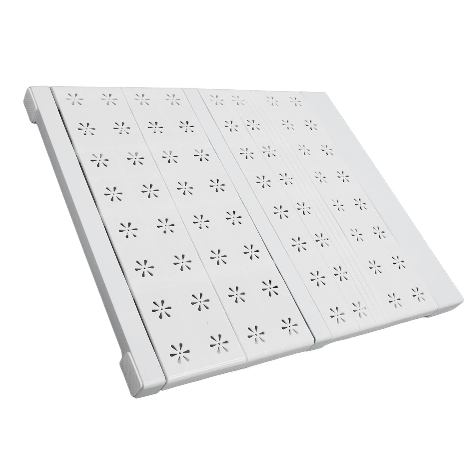 Estante de armario adaptable para el baño y ordenación de ropa