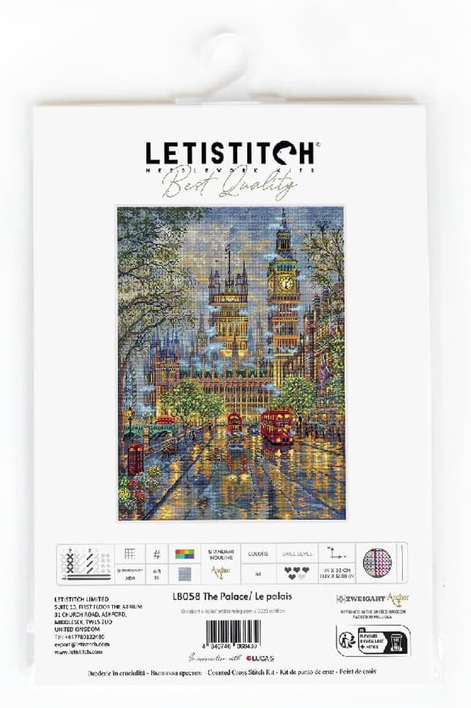 Letistitch Counted Cross Stitch kit The Palace, 44x33cm, DIY