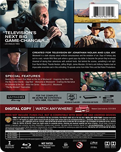 Westworld: The Complete First Season (Limited Edition) (4K Ultra HD + Blu-ray) image 4