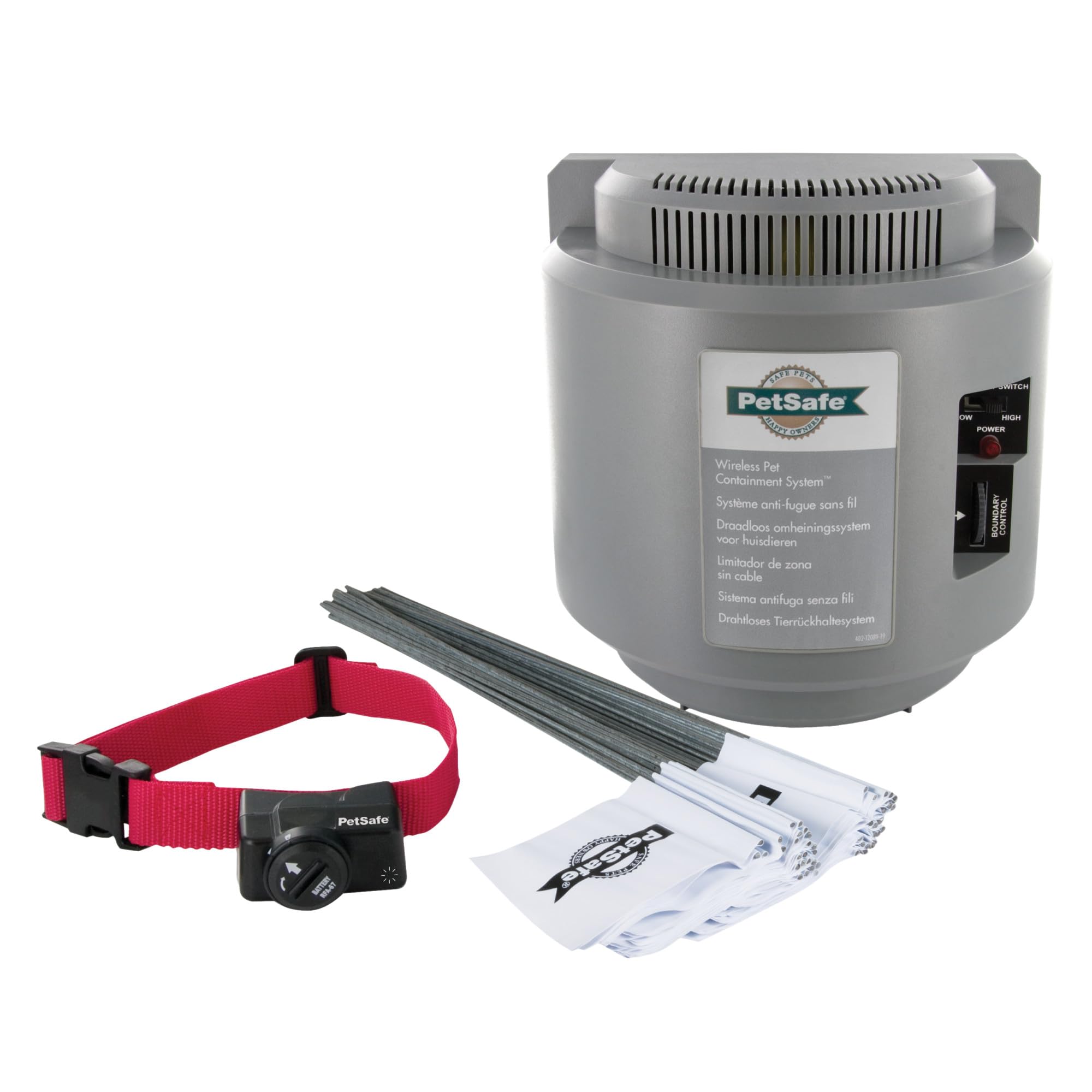 PetSafe Wireless Containment System, Secure 2,023 Square metre Boundary for an Unlimited Number of Dogs