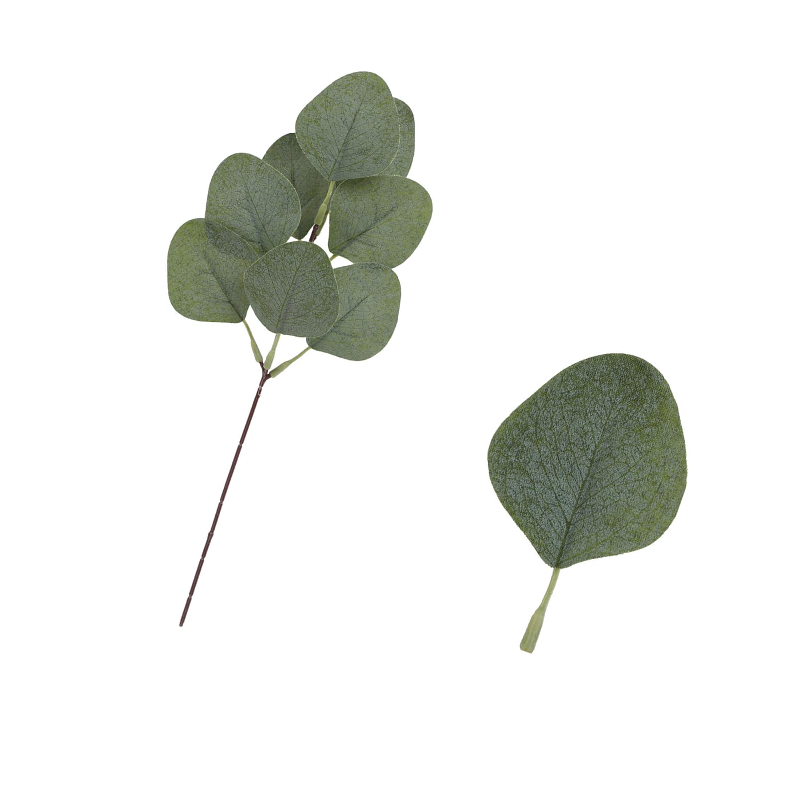 Tsophreniq 12Pcs Artificial Leaves Branch with Realistic Berries for Home Hotel Decoration Vase Display and Wedding Bouquets Artificial Leaves Stems