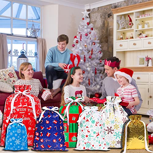 CASPLUS Christmas Drawstring Gift Bags (38PCS) - Image 4