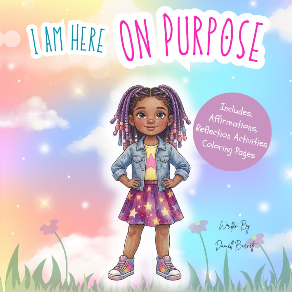 I Am Here On Purpose: A Self-Esteem Story for Girls with Affirmations, Reflection Activities, and Coloring Pages (The Inner Voice Series)