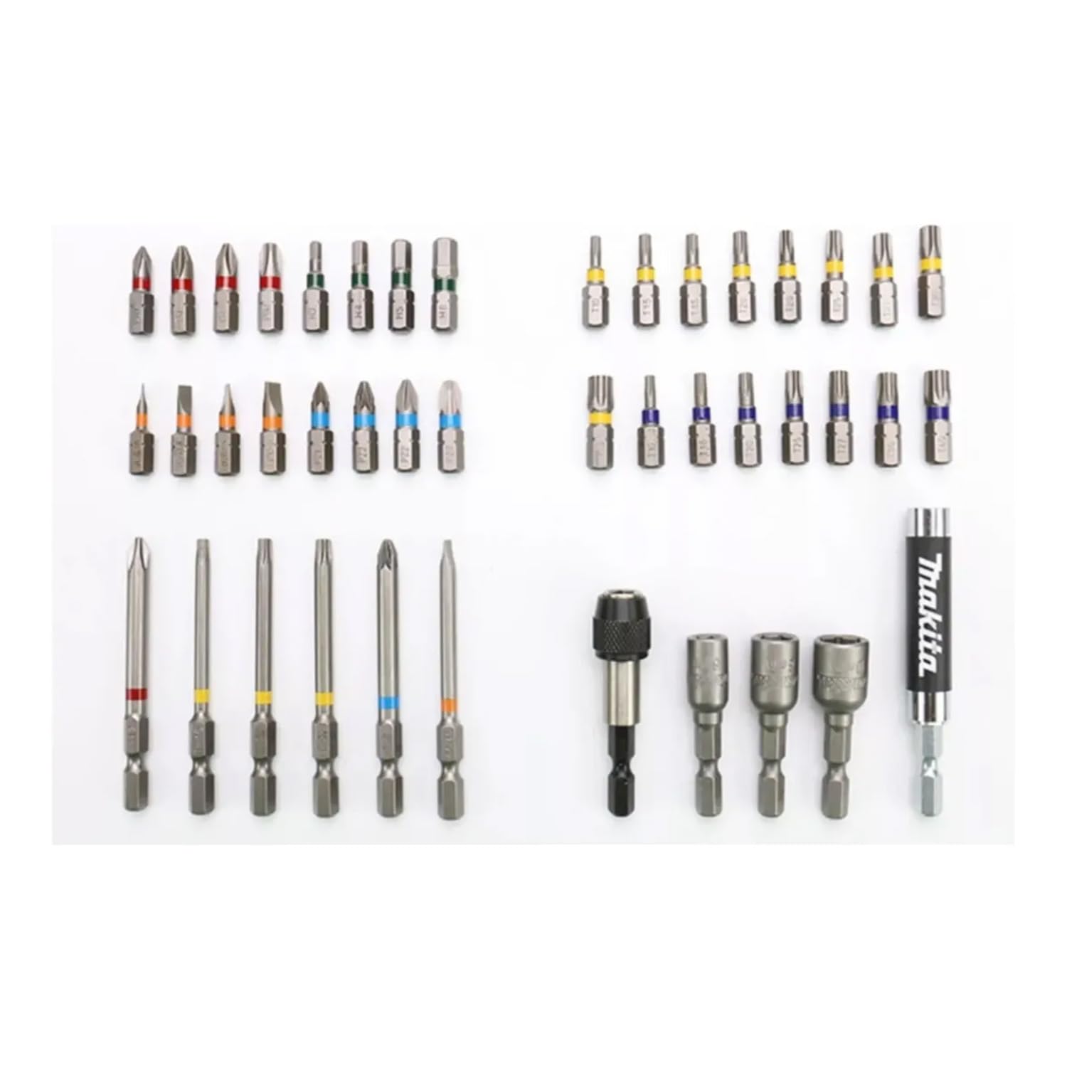 Coffret d'embout de vissage pour visseuse à chocs (43 pcs) - MAKITA B-55697
