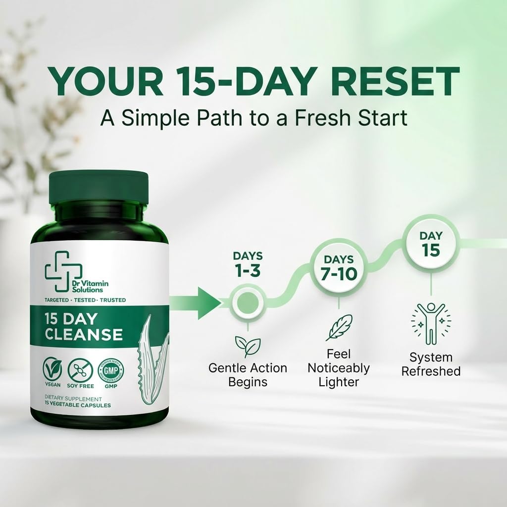 15 Day Colon Cleanse & Detox for Women and Men - Gentle Gut Cleanse — Amazon image 6