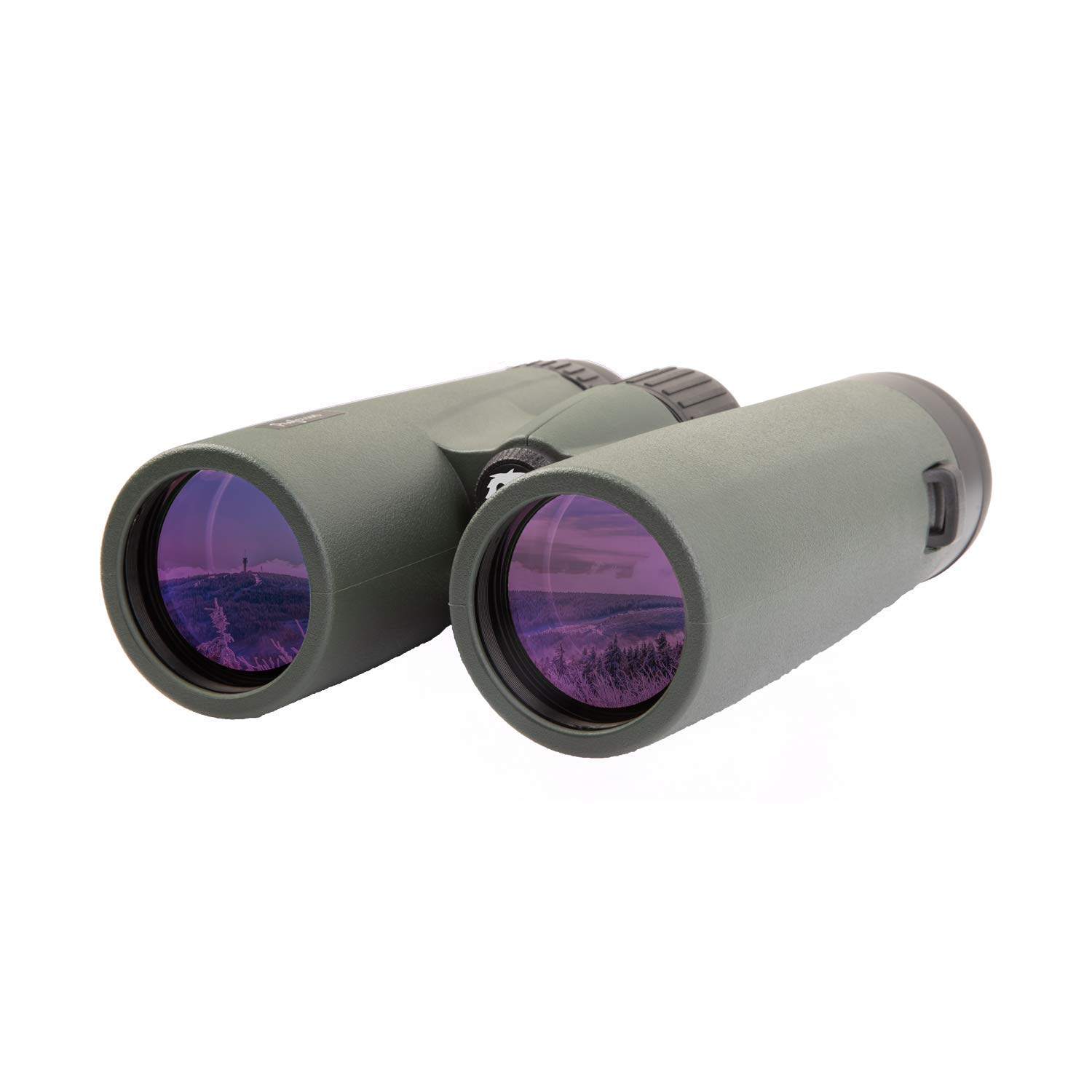 Fichtelberg - 10x42 Fernglas inkl. Zubehör - mit Porro-Prismen (BaK-4) - lichtstarkes Fernglas für Wandertouren, Urlaub, Freizeit und Pirsch - robust, stickstoffgefüllt & wasserdicht
