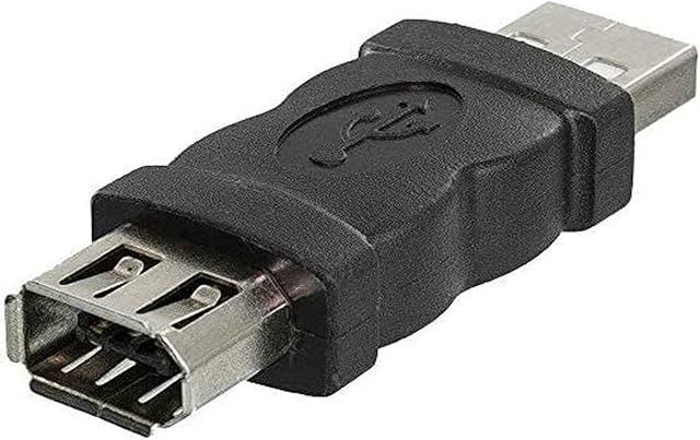 eightNice Firewire IEEE 1394 6 Pin Female to USB Male Adaptor Convertor