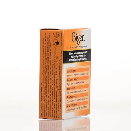 Vista 47 de Bigen Polvo de color para el cabello #56 Rich Medium Brown - 1 unidad, (Hoyu)