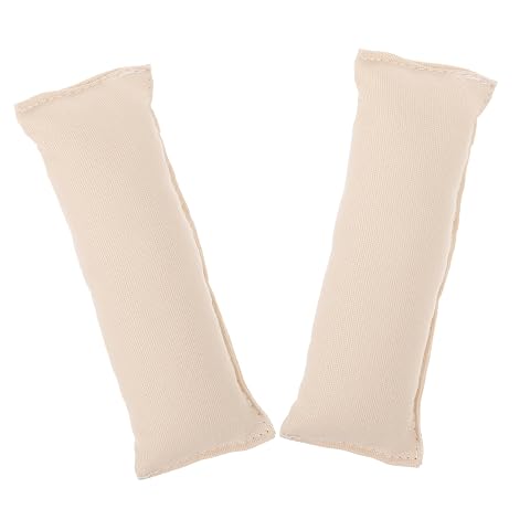 Housoutil 2pcs Cotton Elbow Mat for Computer Desk Creamy Wrist Support Pads Ergonomic Slip Cushion for Office Keyboard