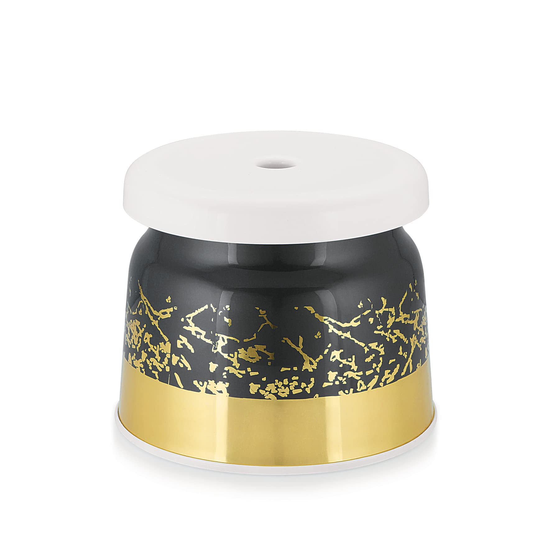 TeDeMel Liza Bastian Bathroom Stool for Home, Kitchen & Bathroom | Strong & Durable Plastic Stool | Multipurpose Utility Stool for Bathing, Washing & Daily Use | Black Golden-image-42
