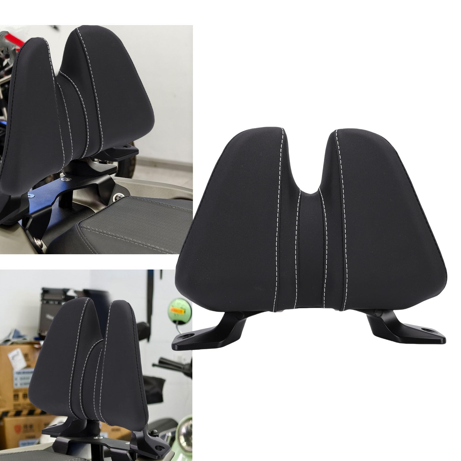 Respaldo del Pasajero Sissy Bar Alta Elasticidad Impermeabilización Elegante Reemplazo para ZONTES 368G 2024 2026