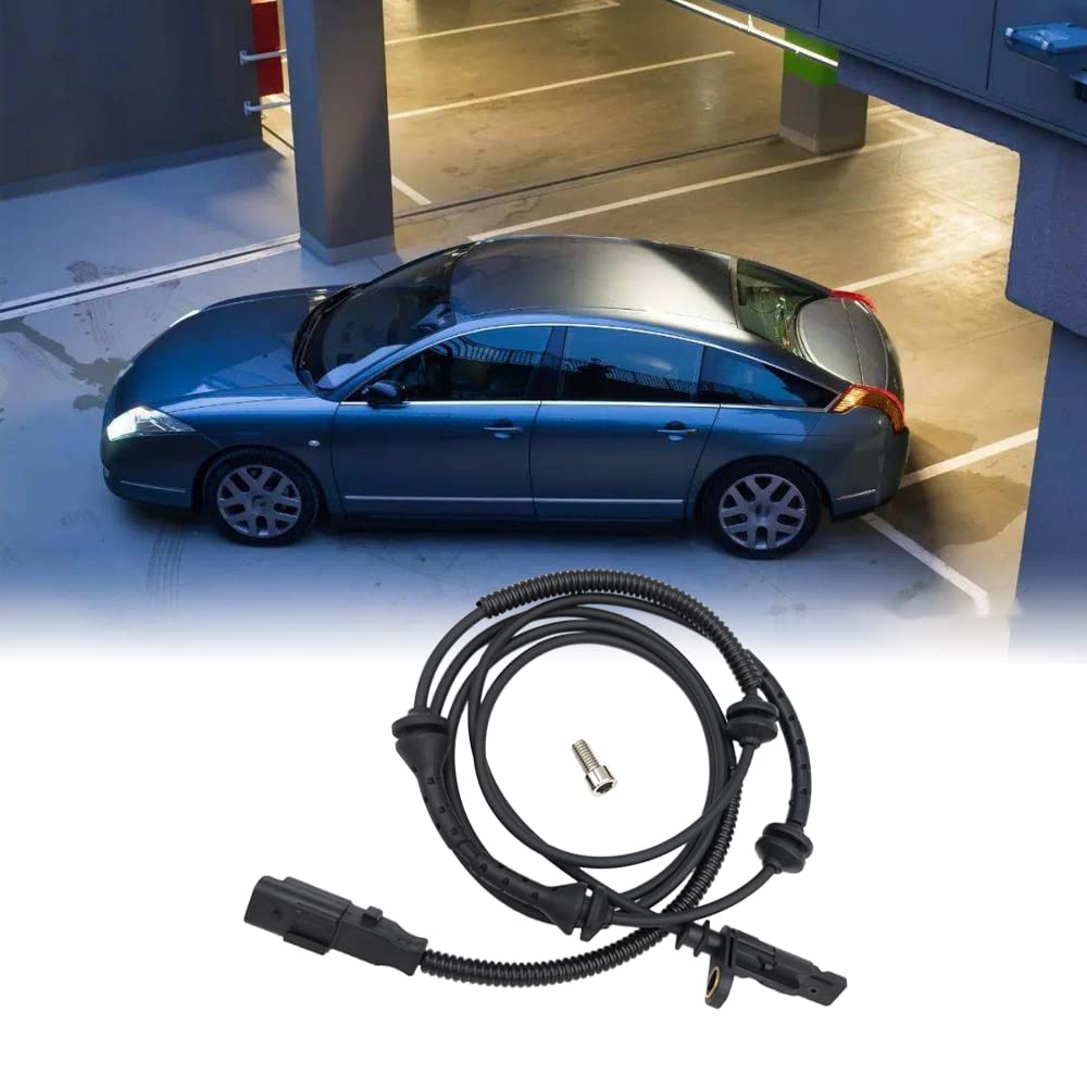 Capteur de vitesse de roue arrière ABS pour véhicule, adapté pour CITR0EN C6 2005-2014, adapté pour Pe/u*geot 407 2005-2014, adapté pour Pe/u*geot 407 SW 2005-2014, 9642688280, 0004545G7
