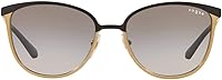 Vista 9 de Vogue Eyewear womens Vo4002s Round Sunglasses Gradiente marrón mate/marrón
