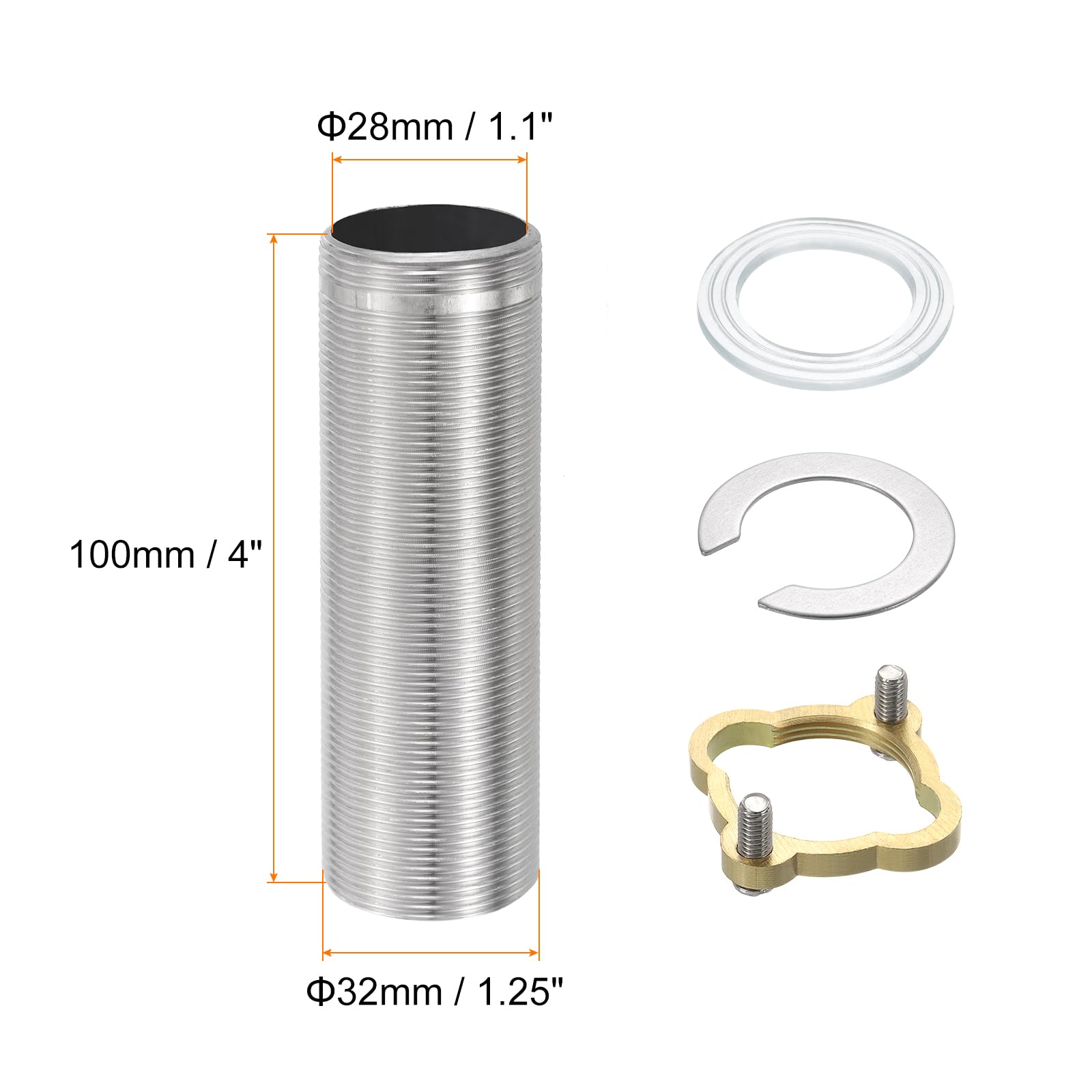 uxcell Faucet Mount Extension Shank 4