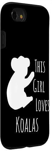 Miniatura 3 de Funda de regalo para iPhone SE (2020)  7  8 This Girl Loves Koalas Cute Wild Animal
