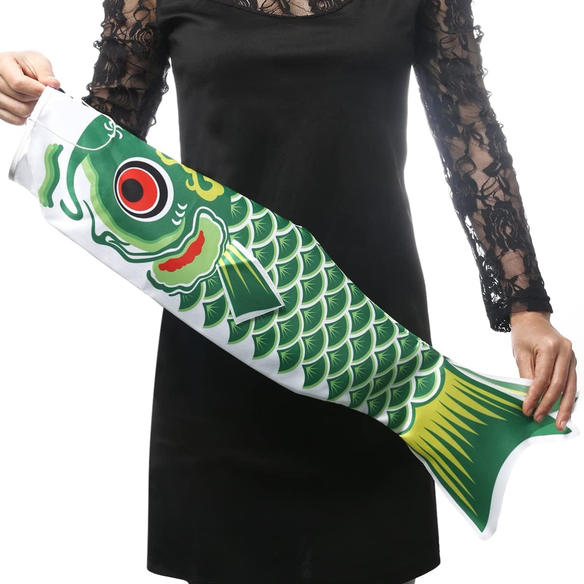 Sewroro 5Pcs Japanese Carp Windsock Fish Wind Streamer Fish Flag Kite Flag Koinobori Hanging 70CM for Sushi Bar Garden Boys Day Decor Outdoor Decor Japanese Decor