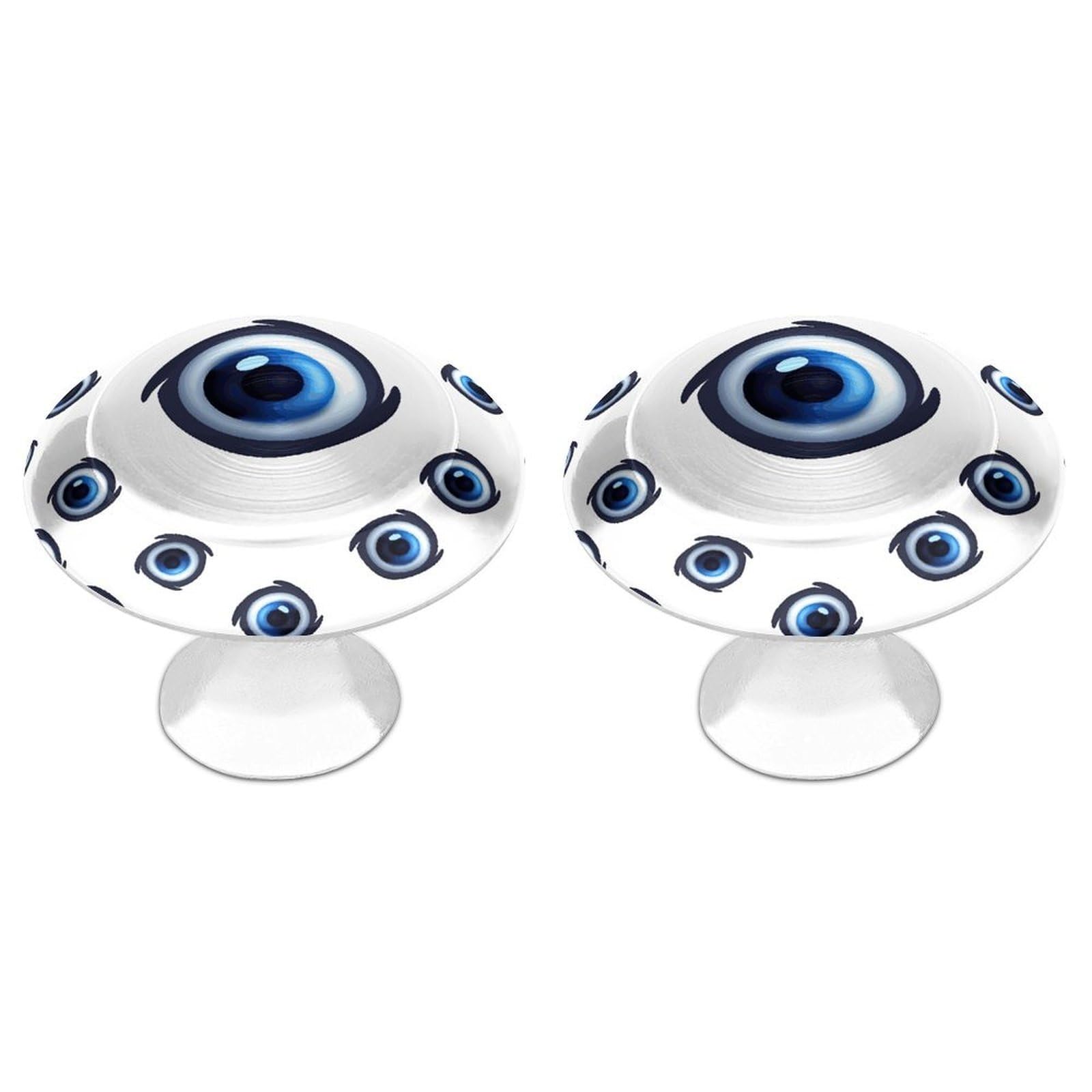 Btcowzrv Style Evil Eyes 2 Pack Cabinet Knobs Drawer Pulls