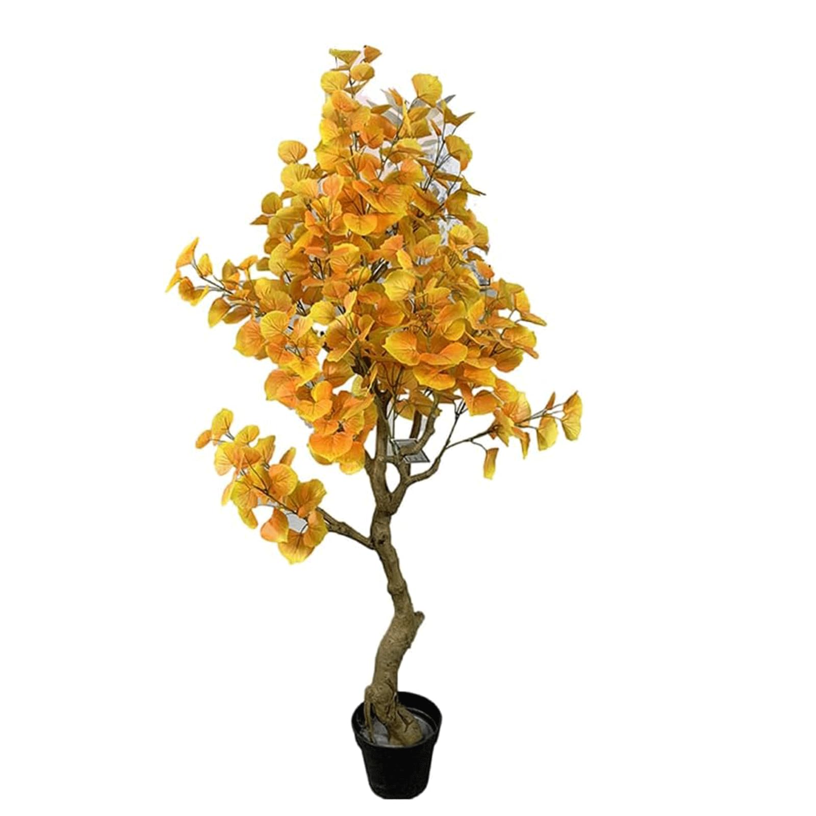 WOTZOV Fake Tree Artificial Trees Simulated Populus Euphratica Tree Fake Tree 4.5Ft Simulation Tree For Indoor Outdoor Faux Tree Decoration Realistic Design